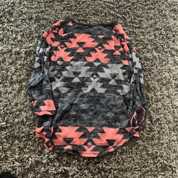 Girls Justice Pattern Long Sleeve - Picture 2 of 3